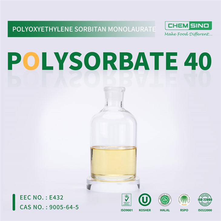 Experimente as vantagens dos polissorbatos Polissorbato líquido 40 para suas necessidades de emulsificação CAS NO.9005-66-7