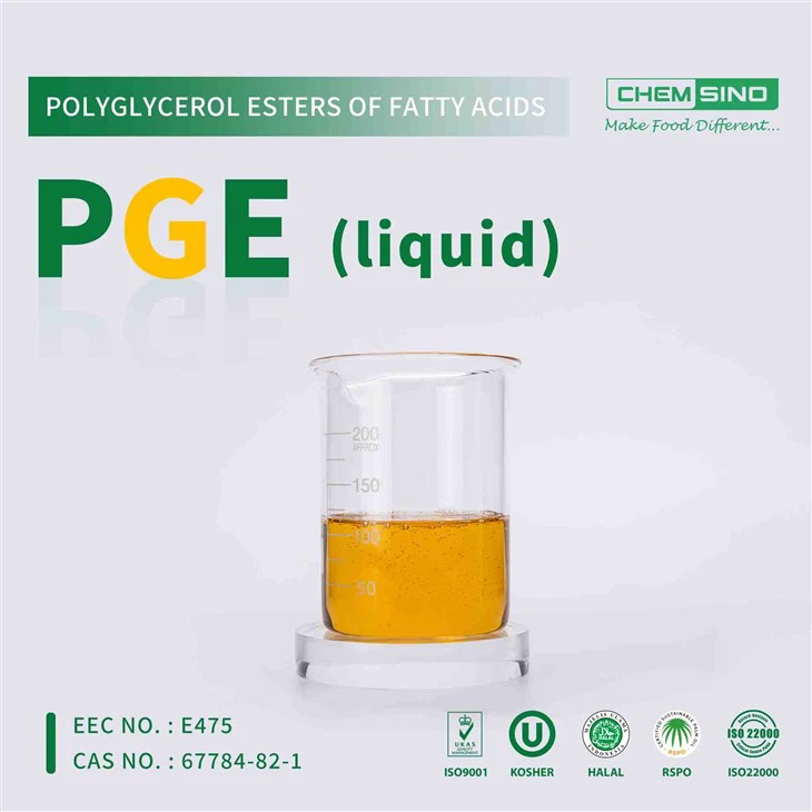 Prepare uma tempestade com ésteres de policerol de ácidos graxos como ingrediente emulsificante CAS NO.67784-82-1
