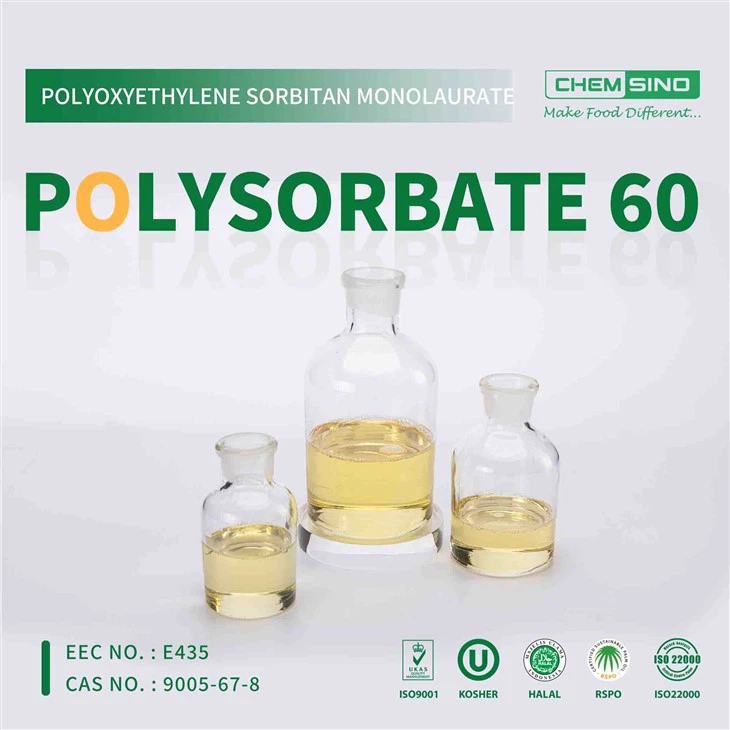 Melhore seus produtos para a pele com polissorbato 60: o emulsificante preferido CAS NO.9005-67-8