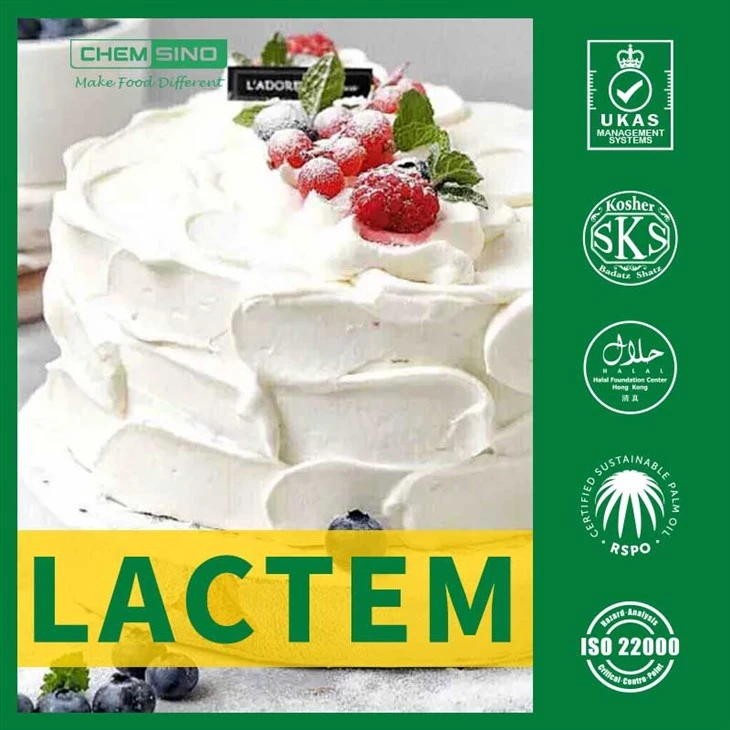 Emulsificante E472b Lactem para bolos e produtos batidos