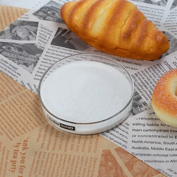 Aditivo alimentar em pó branco CAS No. 123-94-4 Monoglicerídeos destilados (DMG) em pó