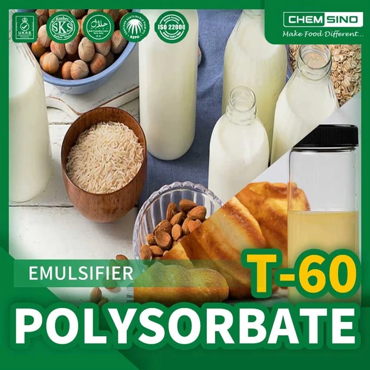 Polissorbato 60 em produtos de limpeza: um emulsificante eficaz