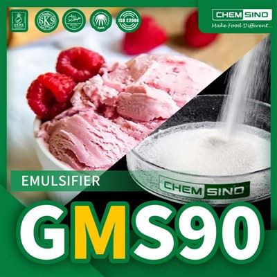 Monoglicerídeo destilado Power GMS de alta pureza acima de 90 por cento