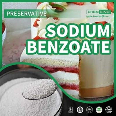 Benzoato de sódio para cosméticos e conservante alimentar E211