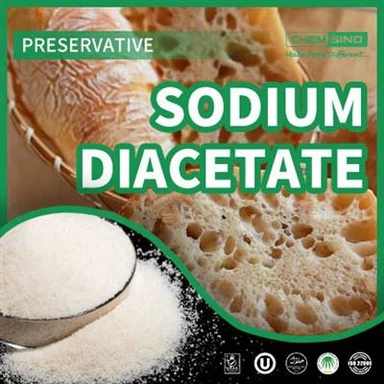 Pó de diacetato de sódio para venda, usado em alimentos e medicamentos