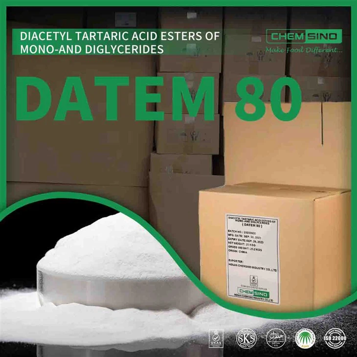 Inove seus processos de produção de alimentos com DATEM 80 por cento